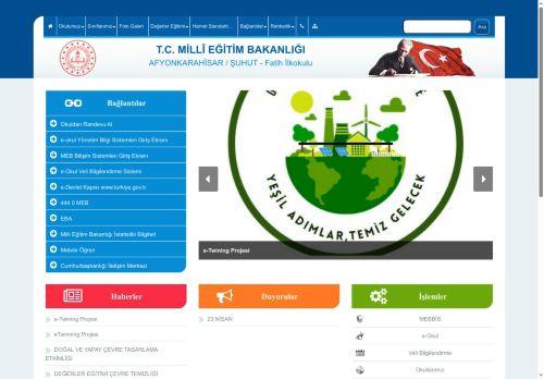 Fatih İlkokulu - AFYONKARAHİSAR / ŞUHUT