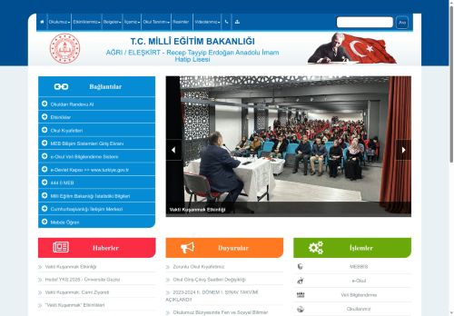 Recep Tayyip Erdoğan Anadolu İmam Hatip Lisesi - AĞRI / ELEŞKİRT