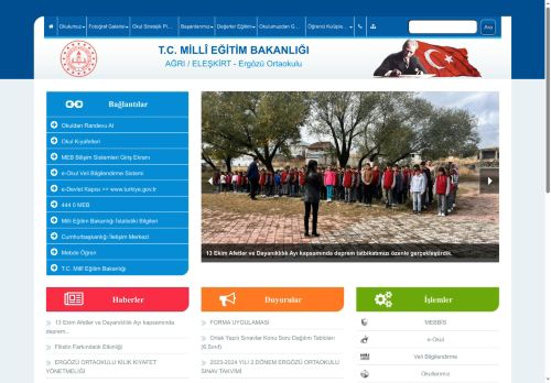 Ergözü Ortaokulu - AĞRI / ELEŞKİRT