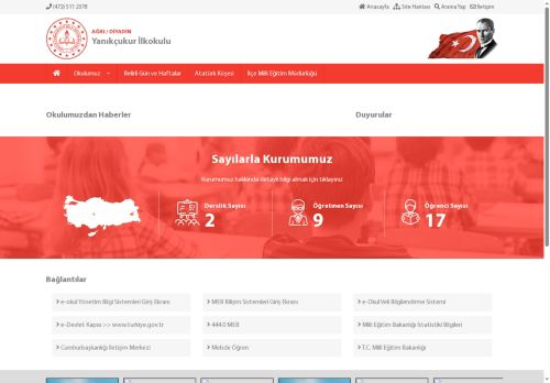 Yanıkçukur İlkokulu - AĞRI / DİYADİN
