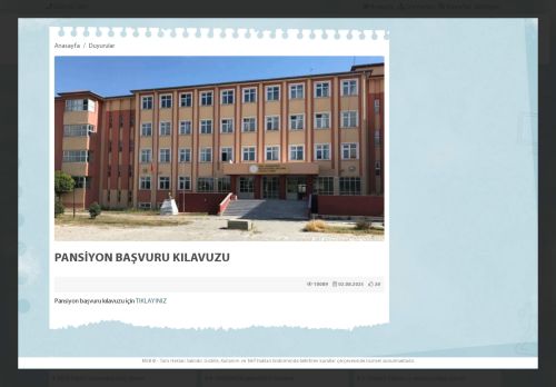 Doğubeyazıt Rıza Ertuğrul Eryılmaz Anadolu Lisesi - AĞRI / DOĞUBAYAZIT