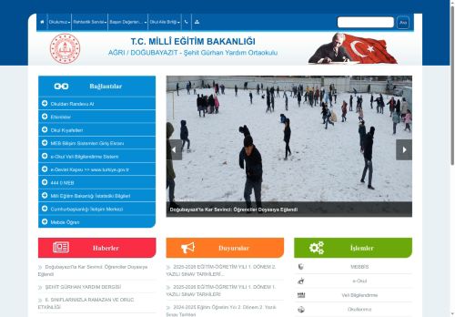 Şehit Gürhan Yardım Ortaokulu - AĞRI / DOĞUBAYAZIT