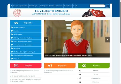 Şehit Hikmet Koman İlkokulu - AĞRI / MERKEZ