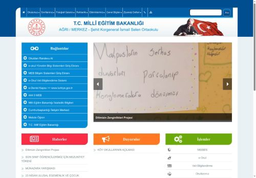 Şehit Korgeneral İsmail Selen Ortaokulu - AĞRI / MERKEZ