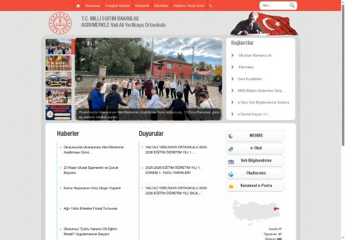 Vali Ali Yerlikaya Ortaokulu - AĞRI / MERKEZ