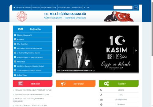 Toprakkale Ortaokulu - AĞRI / ELEŞKİRT