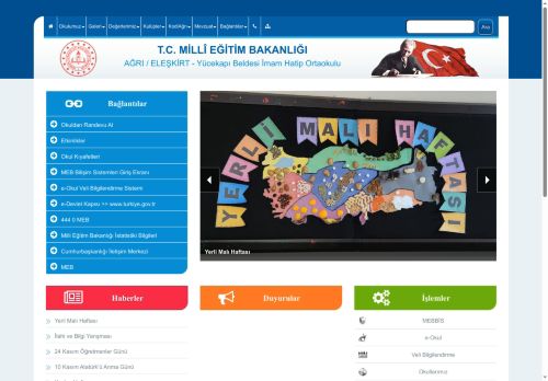 Yücekapı Beldesi İmam Hatip Ortaokulu - AĞRI / ELEŞKİRT