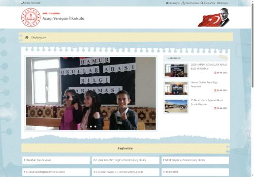 Aşağı Yenigün İlkokulu - AĞRI / HAMUR