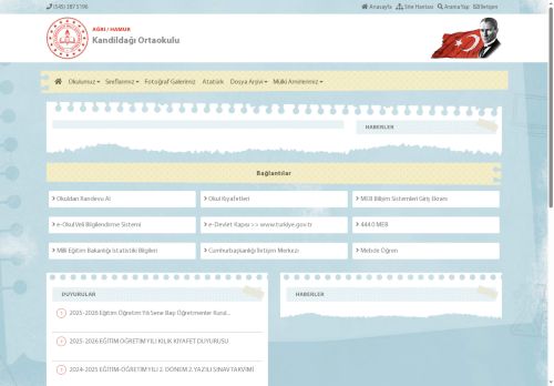 Kandildağı Ortaokulu - AĞRI / HAMUR