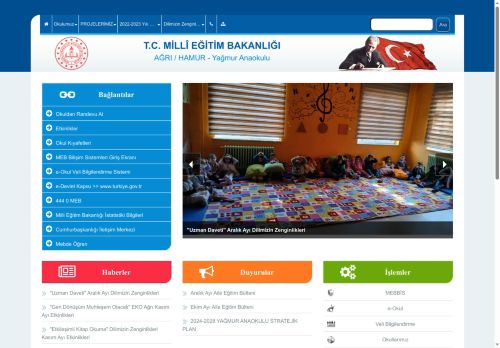 Yağmur Anaokulu - AĞRI / HAMUR