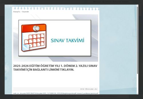 Ağrı Dağı Anadolu Lisesi - AĞRI / MERKEZ