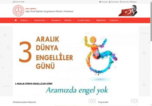 Ağrı Özel Eğitim Uygulama Okulu I. Kademe - AĞRI / MERKEZ