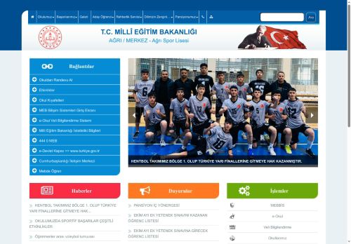 Ağrı Spor Lisesi - AĞRI / MERKEZ