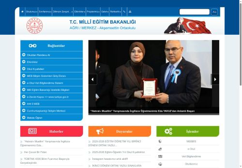 Akşemsettin Ortaokulu - AĞRI / MERKEZ