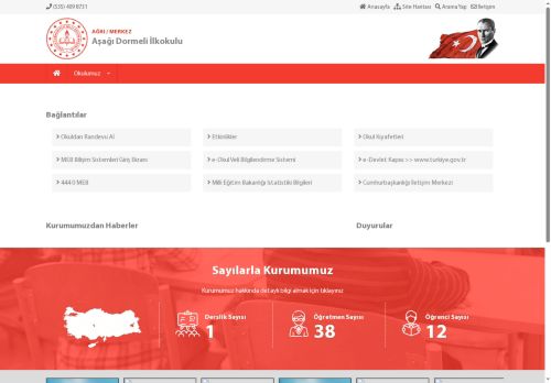 Aşağı Dormeli İlkokulu - AĞRI / MERKEZ