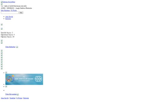 Aşağı Saklıca İlkokulu - AĞRI / MERKEZ