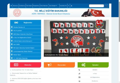 Baloluk İsmet Bulut Ortaokulu - AĞRI / MERKEZ