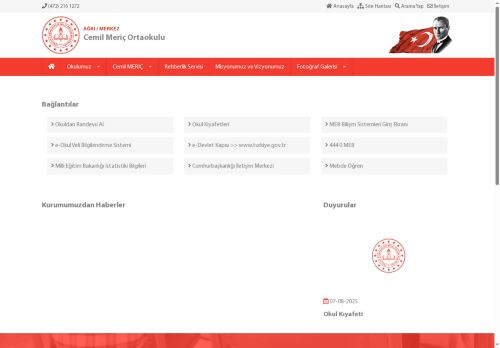 Cemil Meriç Ortaokulu - AĞRI / MERKEZ