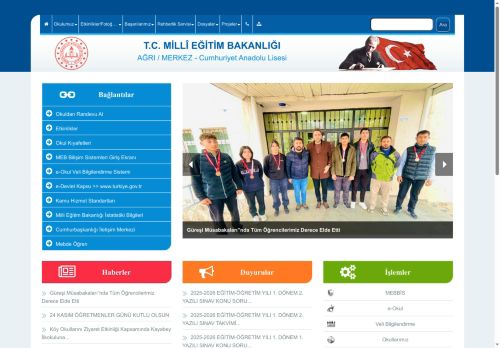 Cumhuriyet Anadolu Lisesi - AĞRI / MERKEZ