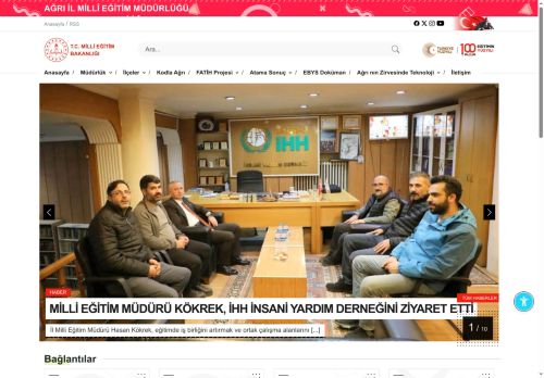 MEB AĞRI İL MİLLÎ EĞİTİM MÜDÜRLÜĞÜ