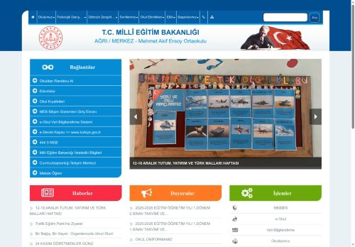 Mehmet Akif Ersoy Ortaokulu - AĞRI / MERKEZ