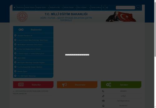 ŞEHİT PİYADE ER AYDIN ÇETİN İLKOKULU - AĞRI / TUTAK