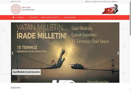 Gazi İlkokulu - AĞRI / TUTAK