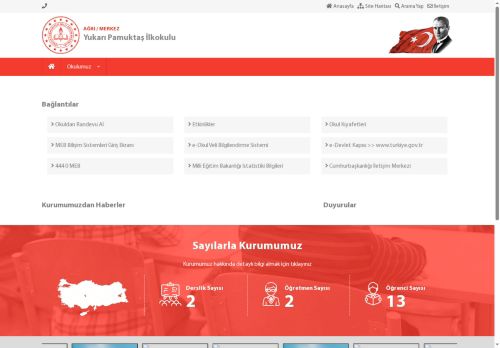 Yukarı Pamuktaş İlkokulu - AĞRI / MERKEZ
