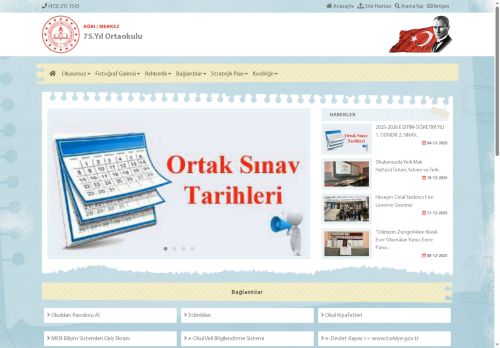 75.Yıl Ortaokulu - AĞRI / MERKEZ