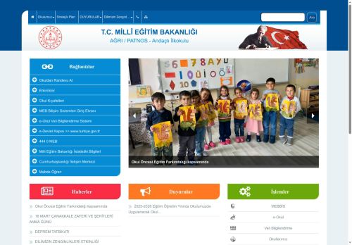 Andaçlı İlkokulu - AĞRI / PATNOS