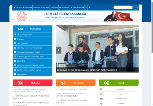 Cumhuriyet Ortaokulu - AĞRI / PATNOS