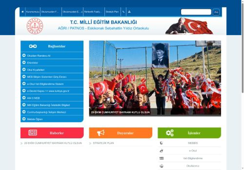 Eskikonak Sebahattin Yıldız Ortaokulu - AĞRI / PATNOS