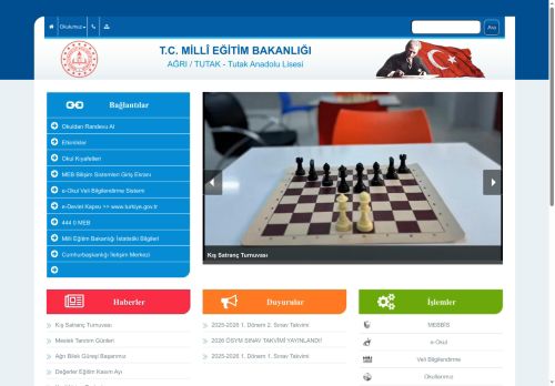 Tutak Anadolu Lisesi - AĞRI / TUTAK