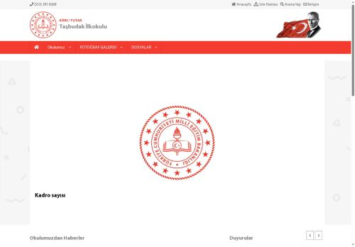 Taşbudak İlkokulu - AĞRI / TUTAK