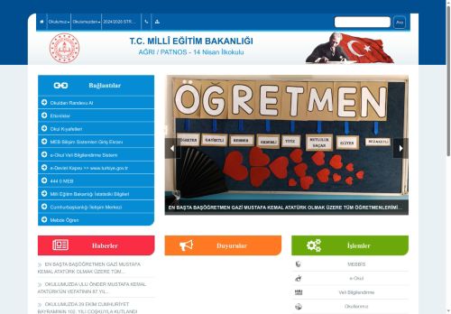 14 Nisan İlkokulu - AĞRI / PATNOS