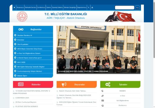 Atatürk Ortaokulu - AĞRI / TAŞLIÇAY