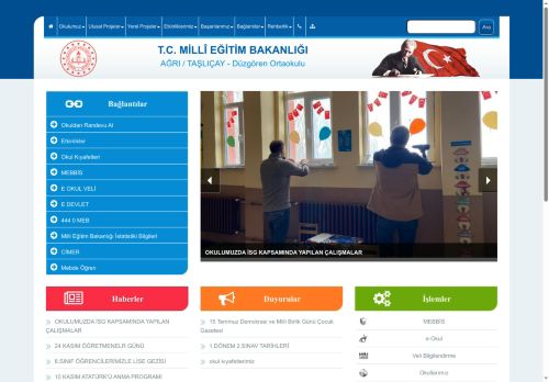 Düzgören Ortaokulu - AĞRI / TAŞLIÇAY