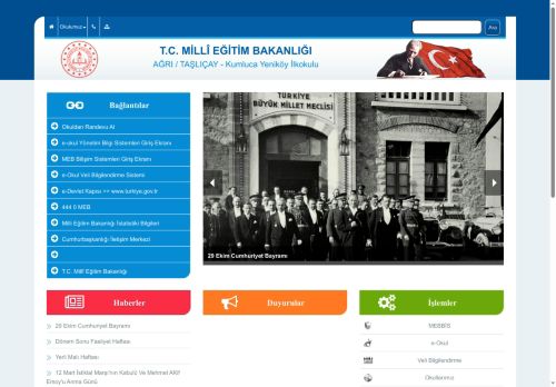 Kumluca Yeniköy İlkokulu - AĞRI / TAŞLIÇAY