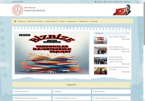 Yardımcılar İlkokulu - AĞRI / TAŞLIÇAY