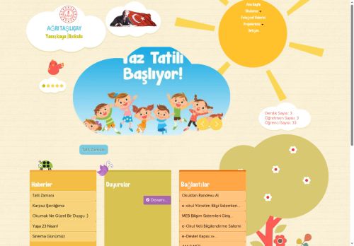 Yassıkaya İlkokulu - AĞRI / TAŞLIÇAY