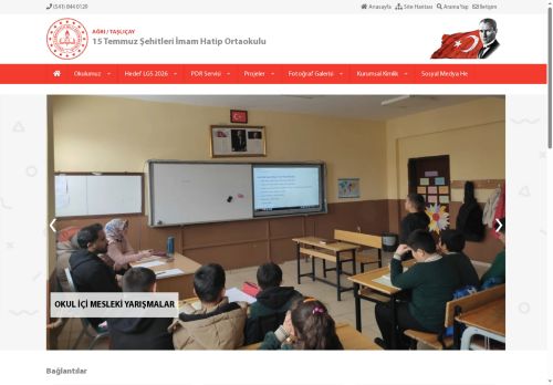 15 Temmuz Şehitleri İmam Hatip Ortaokulu - AĞRI / TAŞLIÇAY