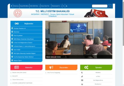 İncesu Şehit Abdullah Yüksel Ortaokulu - AKSARAY / MERKEZ