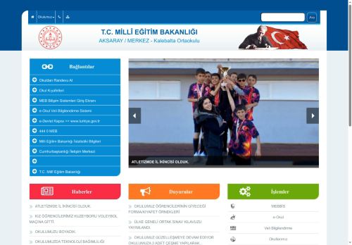 Kalebalta Ortaokulu - AKSARAY / MERKEZ