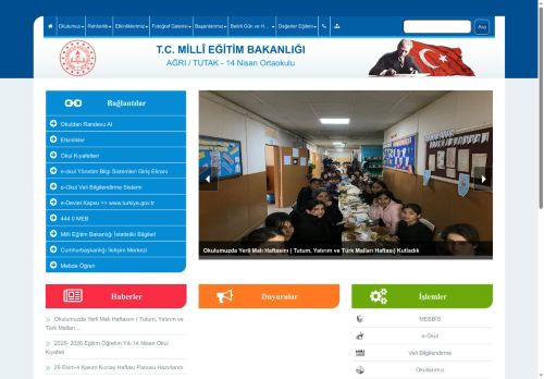 14 Nisan Ortaokulu - AĞRI / TUTAK