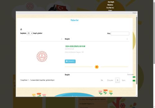 Şehit İsmail Yüksel Anaokulu - AKSARAY / AĞAÇÖREN