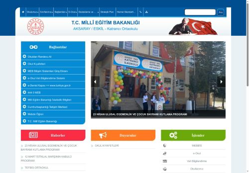 Katrancı Ortaokulu - AKSARAY / ESKİL