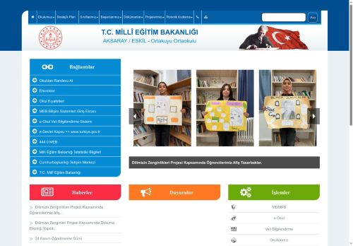 Ortakuyu Ortaokulu - AKSARAY / ESKİL