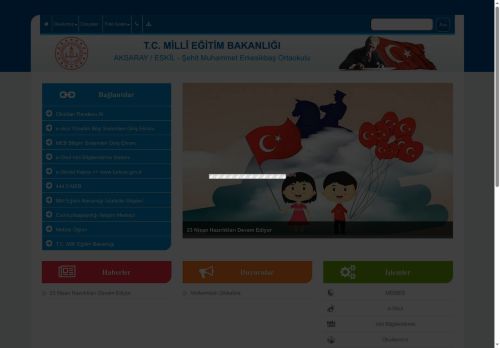 Şehit Muhammet Erkesikbaş Ortaokulu - AKSARAY / ESKİL