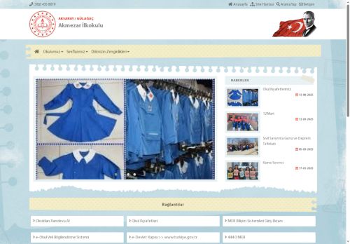 Akmezar İlkokulu - AKSARAY / GÜLAĞAÇ