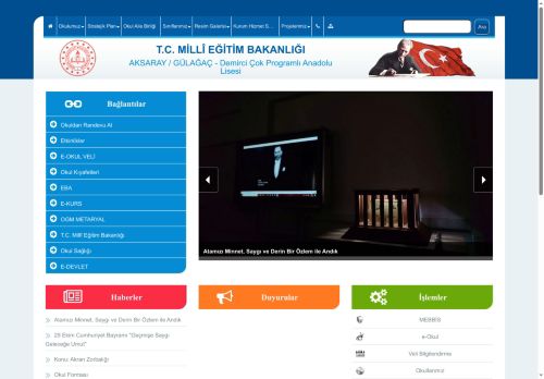 Demirci Çok Programlı Anadolu Lisesi - AKSARAY / GÜLAĞAÇ